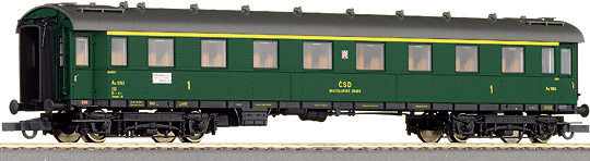 Express train Passenger car 1st class<br /><a href='images/pictures/Roco/45668.jpg' target='_blank'>Full size image</a>